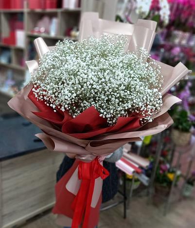 Букет цветов из: Гипсофила в Серпухов-15