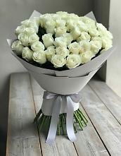 Букет 35 Белых роз в Серпухов-15