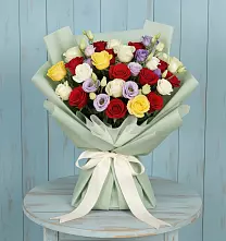 Букет цветов из:  Розы в Серпухов-15
