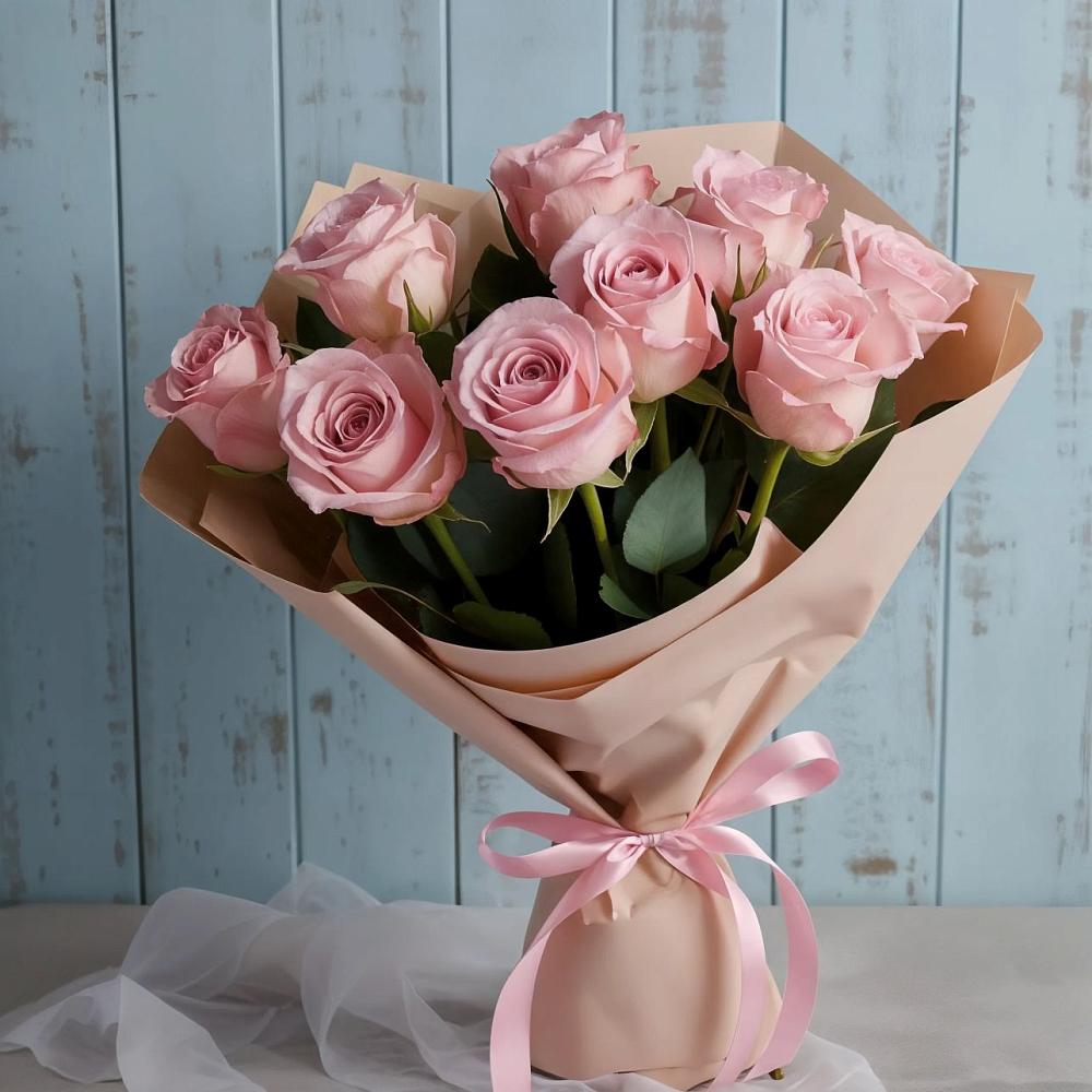 Букет цветов из: Розы в Серпухов-15