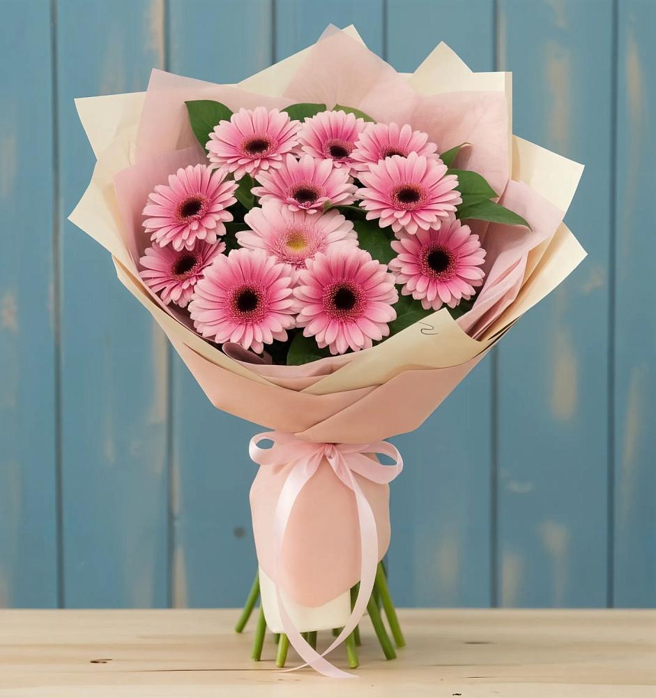 Букет цветов из: Герберы в Серпухов-15