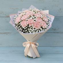 Букет цветов из:  Гвоздики в Серпухов-15