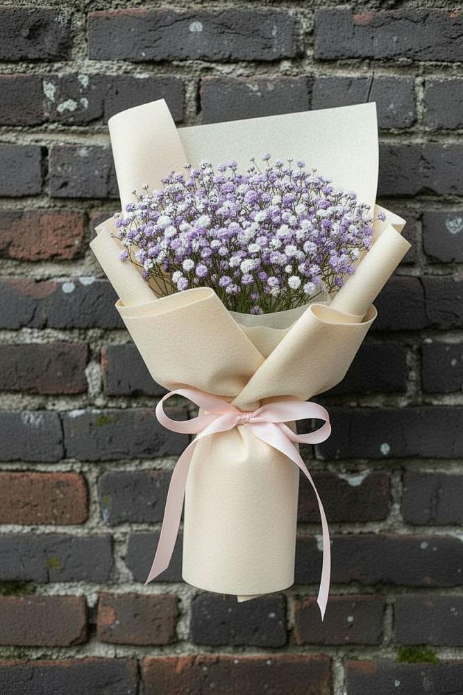 Букет цветов из: Гипсофила в Серпухов-15