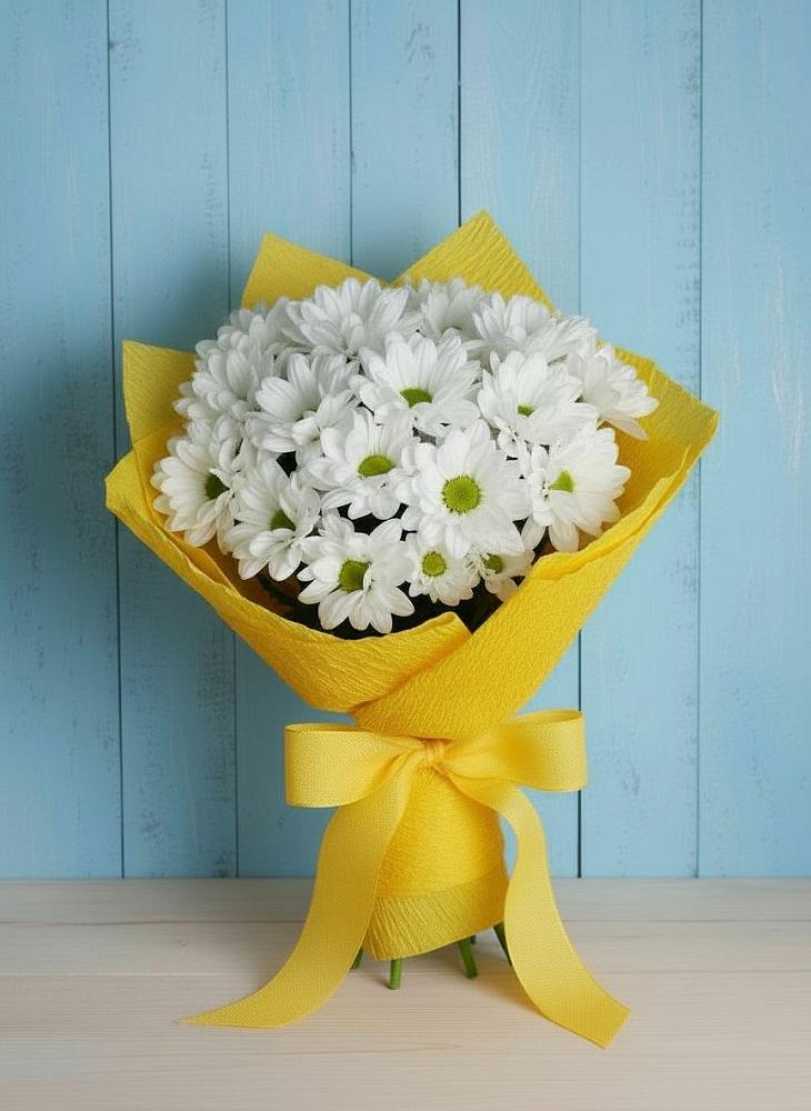 Букет цветов из: Хризантемы в Серпухов-15