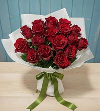 Букет Красные розы в Серпухов-15