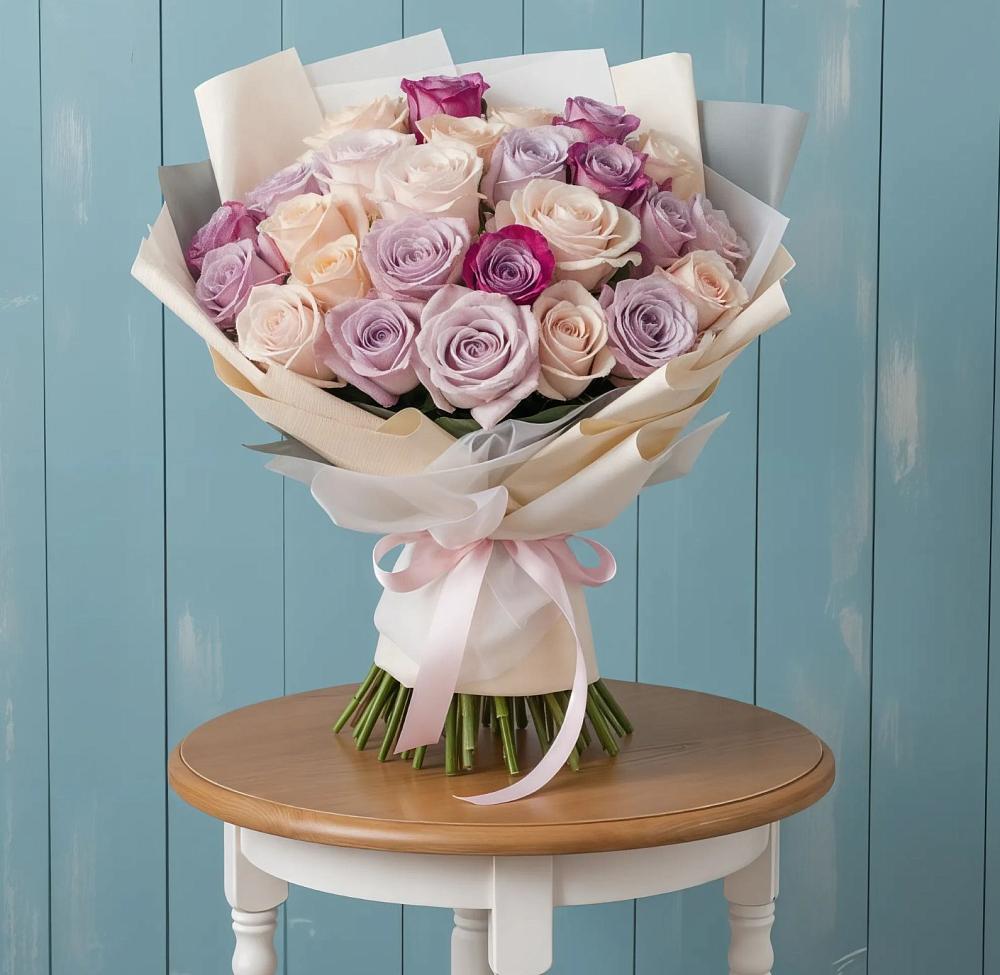 Букет цветов из: Розы в Серпухов-15