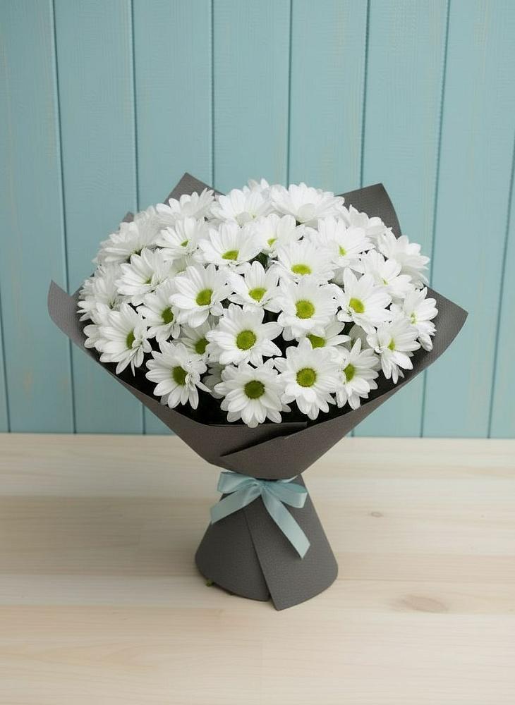 Букет цветов из: Хризантемы в Серпухов-15
