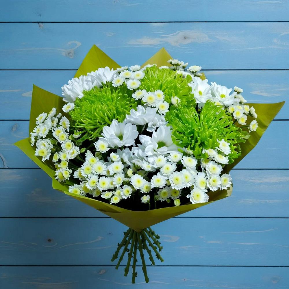 Букет цветов из: Хризантемы в Серпухов-15