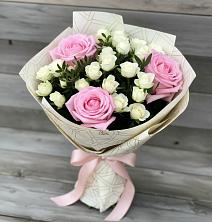 Букет цветов из:  Розы в Серпухов-15
