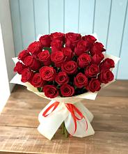 Букет 29 Красных роз в Серпухов-15