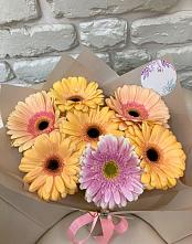 Букет цветов из:  Герберы в Серпухов-15