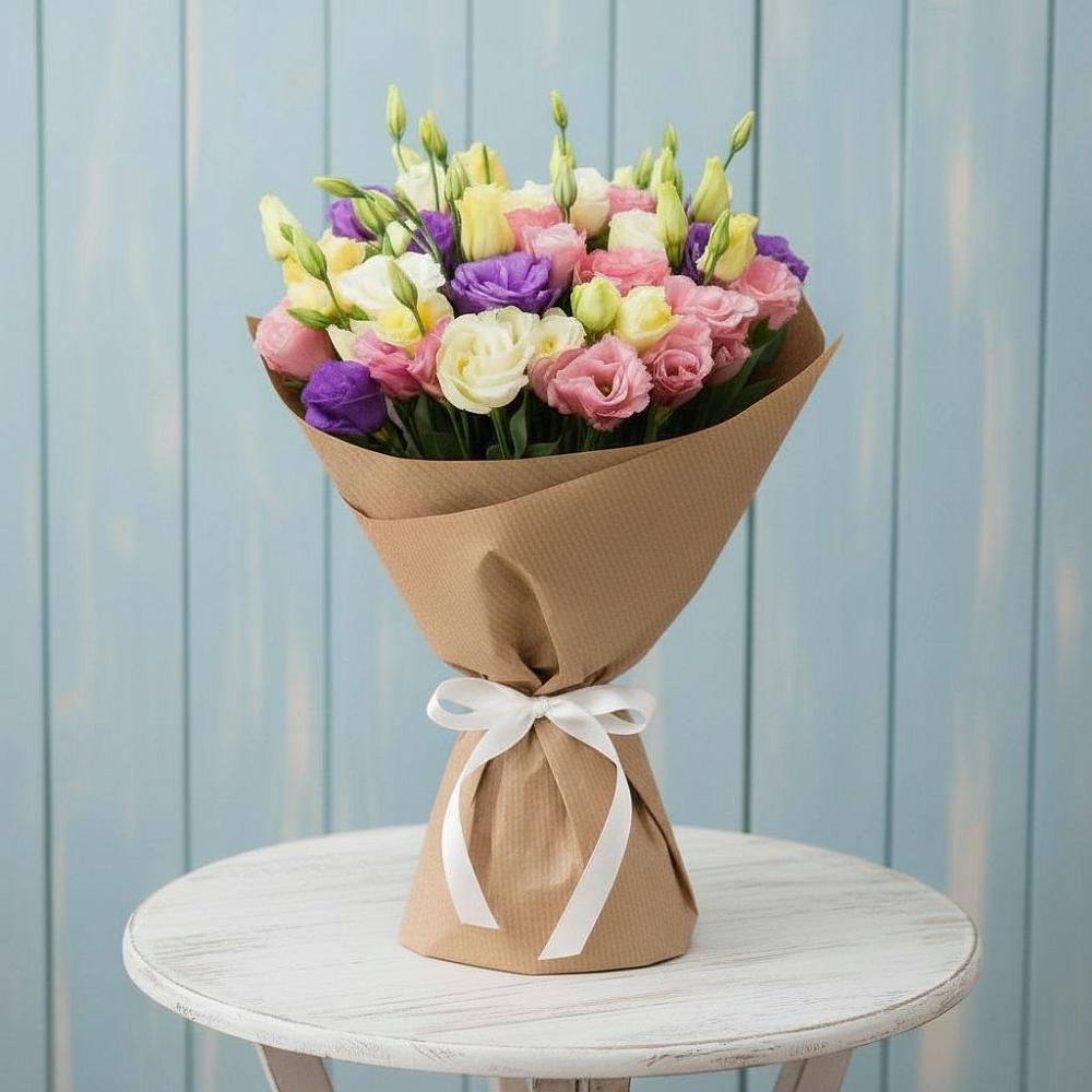 Букет цветов из: Лизиантусы в Серпухов-15