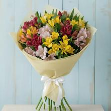 Букет цветов из:  Альстромерии в Серпухов-15